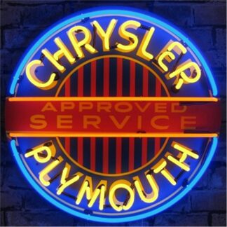 Chrysler Plymouth Service Approved Ø61cm Neon Verlichting