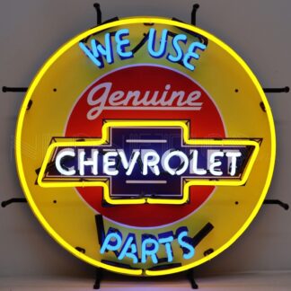 We Use Genuine Chevrolet Parts Ø61cm Neon Verlichting