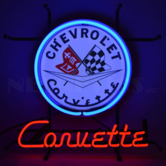 Corvette Neon Verlichting 43x43cm