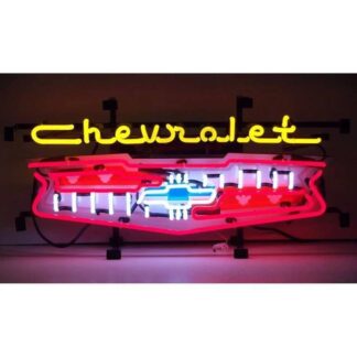 Chevrolet Grille Embleem Neon 71 x 23cm