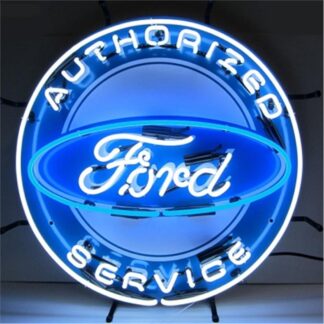 Ford Authorized Service Neon verlichting Ø61cm