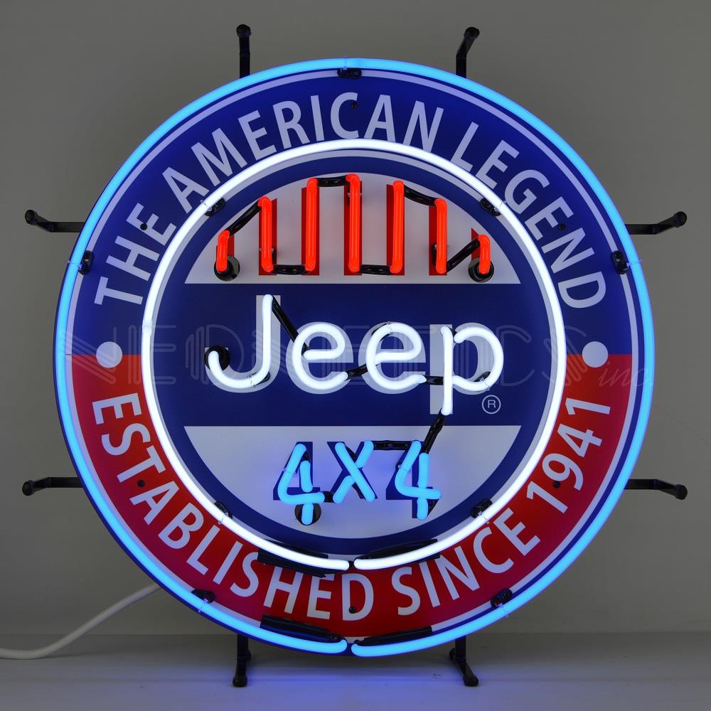 Jeep The American Legend Neonbord Ø61 cm