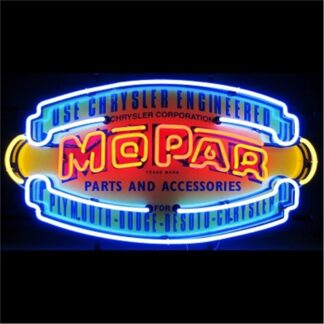 MOPAR Vintage Neonbord 79 x 43 cm