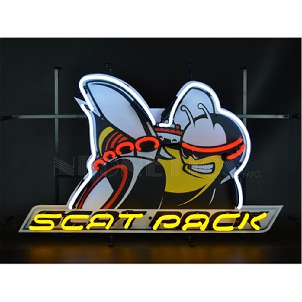 Scat Pack Neonbord 76 x 48 cm