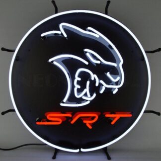 Dodge Hellcat SRT Neonbord Ø61cm