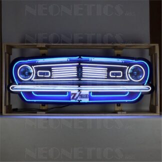 Chevrolet Camaro Car Front Neon in Stalen Frame 152x56x15cm
