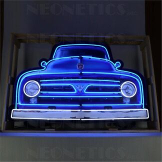 Ford F150 Pick-Up Truck Front Neon in Stalen Frame 152x76x15cm