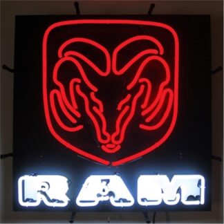 RAM Logo Neon Verlichting 61x61cm