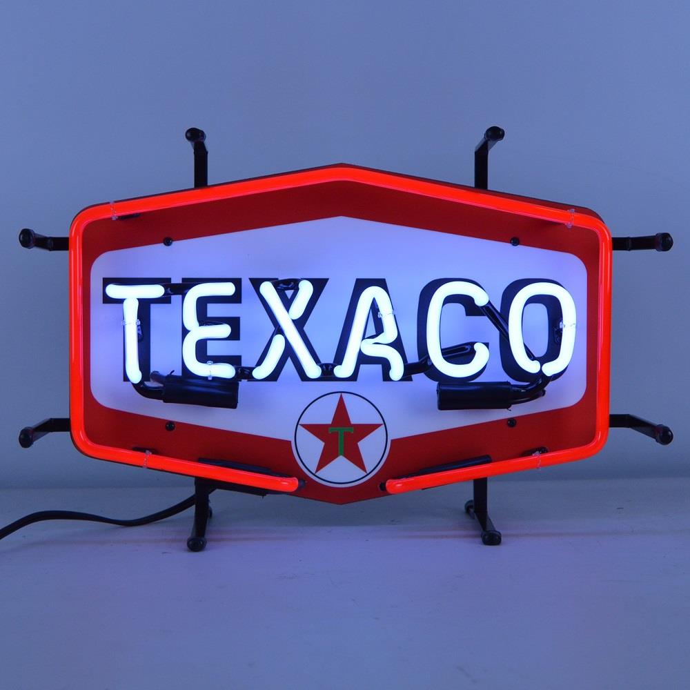 Texaco Logo Neon Verlichting 43x28cm